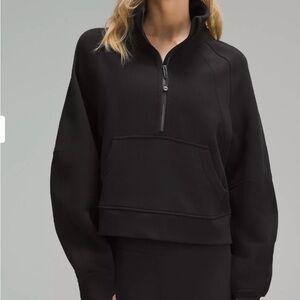Lululemon scuba oversized funnel neck half zip